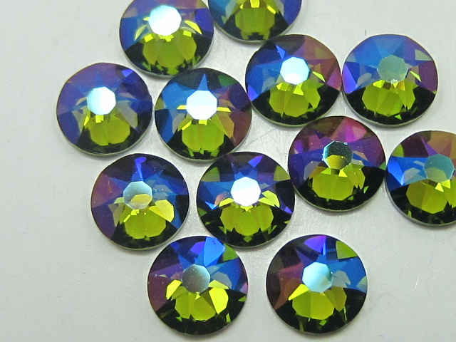 72 pcs. 20ss OLIVINE VERDE (maxima) FLATBACK PRECIOSA Rhinestones